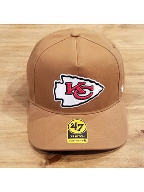 Kansas City Chiefs Hat Carhartt 47 Brand Hitch Brown Canvas NFL One Size